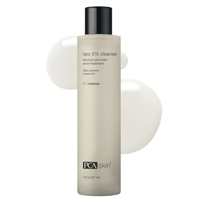 PCA SKIN 5% Benzoyl Peroxide Face Wash, Foaming Acne Facial Cleanser for Oily and Acne Prone Skin, Eliminates Existing Acne and Helps Prevent Future Breakouts, Cleanses and Calms, 7.0 Oz Bottle - Image 1