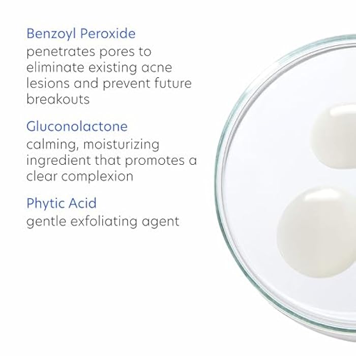 PCA SKIN 5% Benzoyl Peroxide Face Wash, Foaming Acne Facial Cleanser for Oily and Acne Prone Skin, Eliminates Existing Acne and Helps Prevent Future Breakouts, Cleanses and Calms, 7.0 Oz Bottle - Image 5