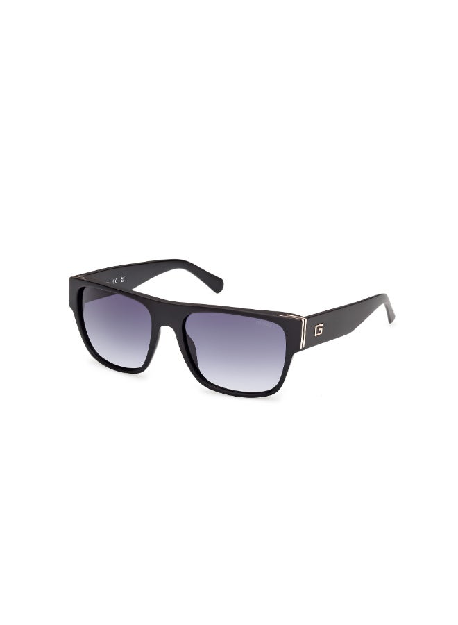 GUESS FULL RIM POLARIZED GUESS PLASTIC SUNGLASSES GU0027701D58 - Image 1