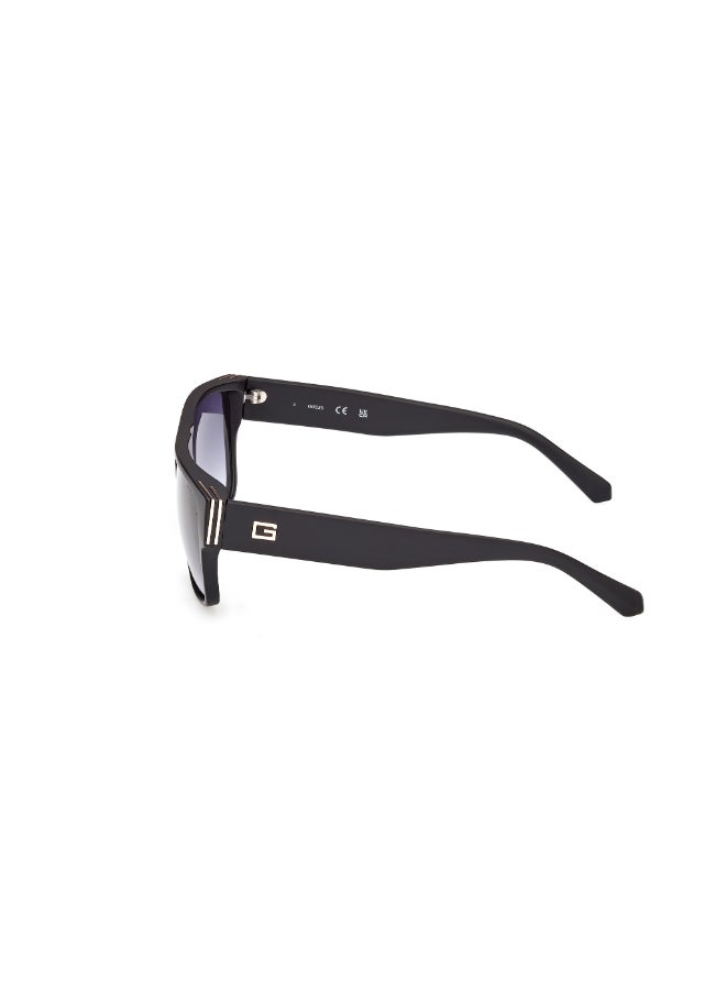 GUESS FULL RIM POLARIZED GUESS PLASTIC SUNGLASSES GU0027701D58 - Image 2