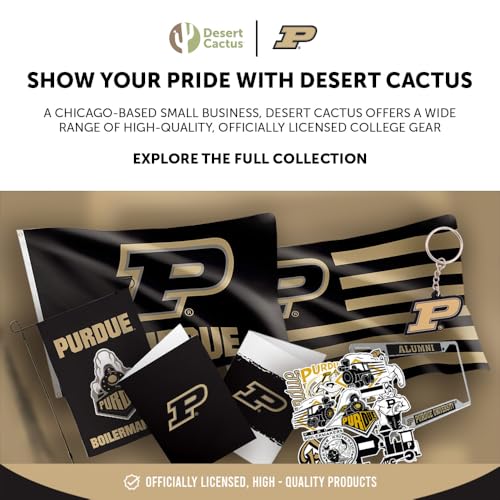 Desert Cactus Purdue University Car Accessories Boilermakers Metal License Plate Frame and Tag Holder for Front or Rear of Car (Alumni) - Image 5