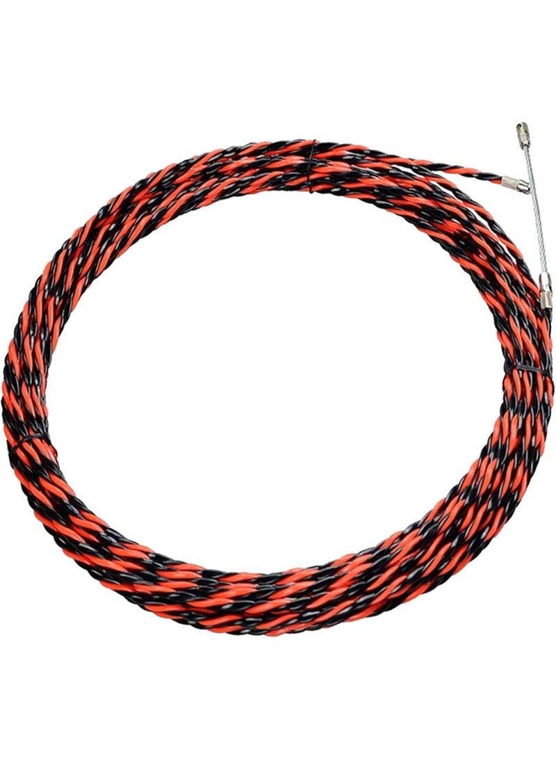 درافل شريط أسلاك Duravel Fish Tape، أداة توجيه الأسلاك، أداة سحب الكابلات، أداة ربط الأسلاك الكهربائية - سهلة الاستخدام، قابلة لإعادة الاستخدام، متعددة الوظائف (40 مترًا) - Image 1