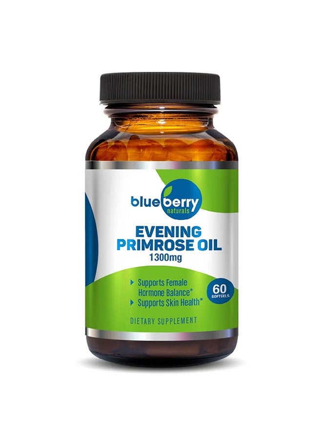blueberry NATURALS Evening Primrose Oil 1300MG Softgel 60's - Image 1