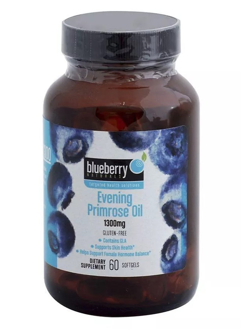 blueberry NATURALS - Evening Primrose Oil 1300MG Softgel 60's - Image 1