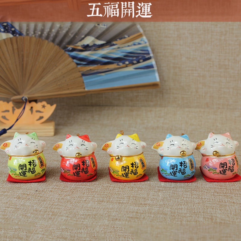 Japanese-Style Lucky Damo Decoration Small Size Store Opening Gift Creative Home Ceramic Cute Desktop Car Decoration - Image 4