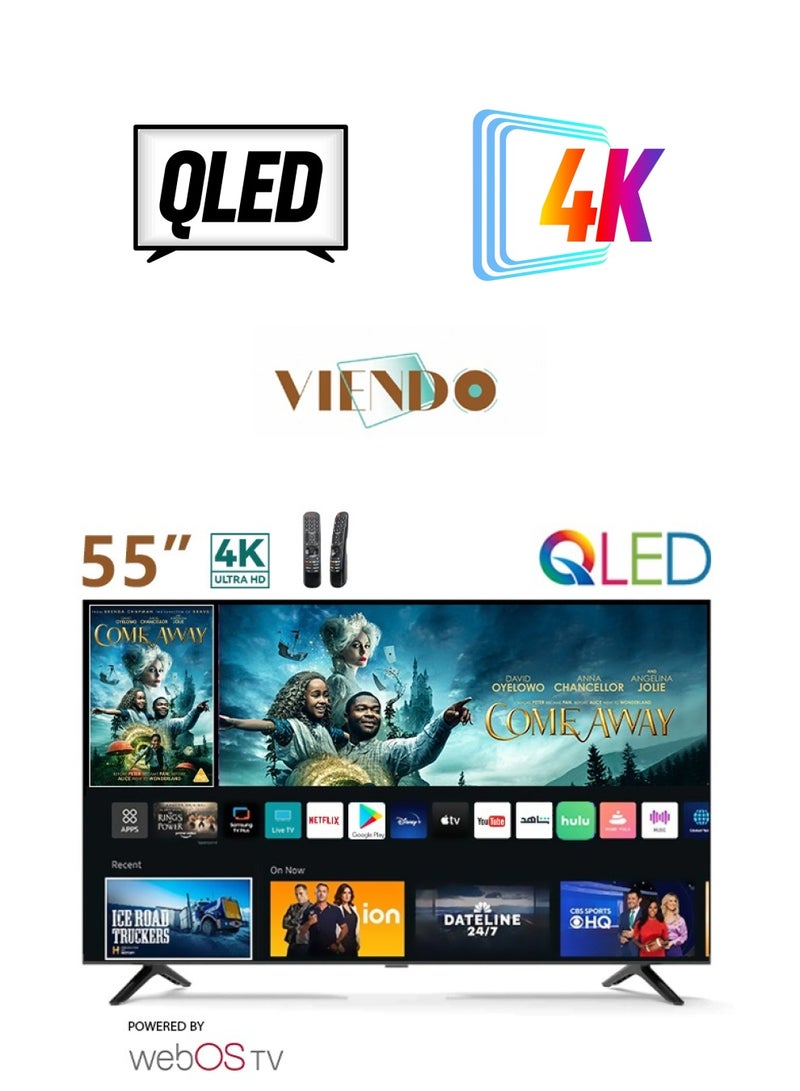 فيندو شاشة 55 بوصة ويب اوس سمارت 4K QLED V55Q2 - Image 1