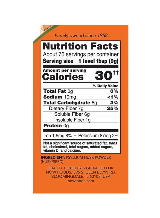 Now Foods Pack Of 2 Psyllium Husk Powder - Image 5