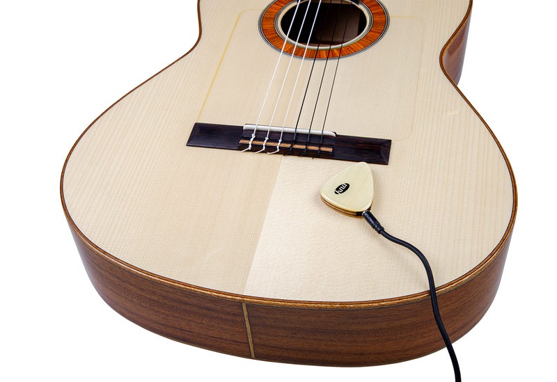 KNA AP-1 Universal Stick-On Piezo Pickup â€“ Natural Acoustic Tone, Guitar, Uke, Harp Drums, Percussion, Easy No-Mod Installation, Passive No-Battery, Compatible with Nearly All Acoustic Instruments - Image 3