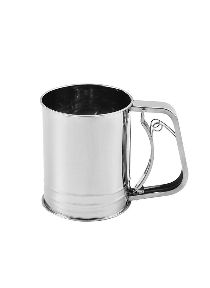 Deo King - Stainless Steel Cup-type Semi-automatic Flour Sieve - Image 1