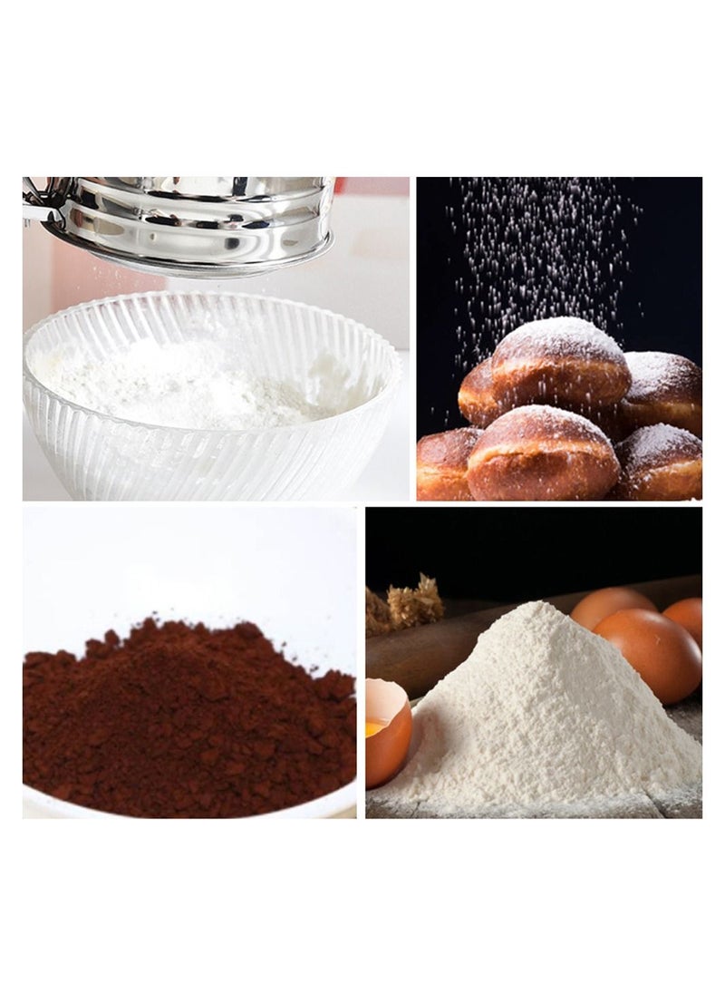 Deo King - Stainless Steel Cup-type Semi-automatic Flour Sieve - Image 1
