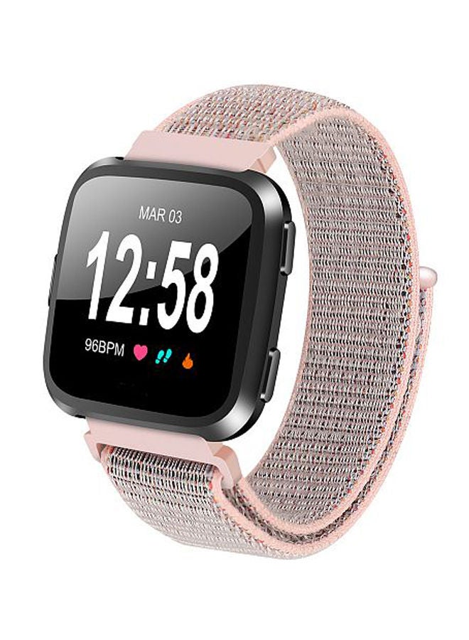 NIBEMINENT Replacement Strap Wrist Band For Fitbit Versa Rose Gold - Image 2