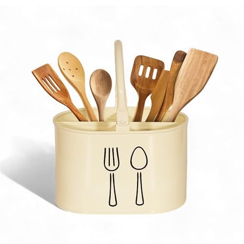 HOUSHIP® Metal Cutlery Organizer for Outdoor Kitchen | Spoons Stand in Kitchen And use for Utensil | Durable & Stylish Spoon Holder For Dinning Table - Image 1