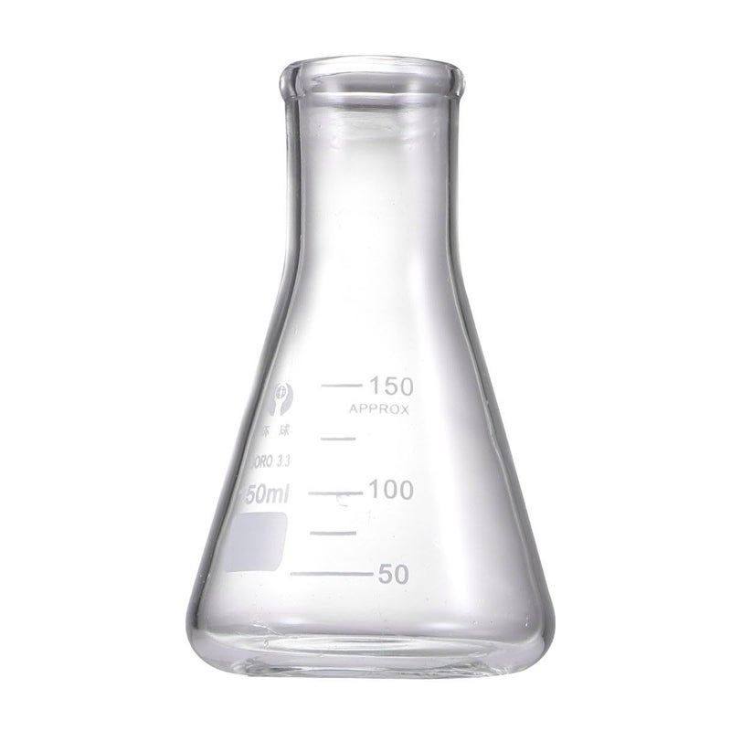 Thickened Glass Erlenmeyer Flask Set 3pcs 50ml 150ml 250ml For Laboratory Chemistry Experiments - Image 4