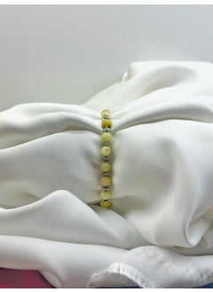 Kehribar Point Amber Point Jade Stone Natural Stone Bracelet  - Image 2