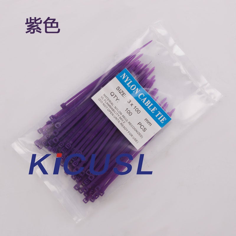 general Weather Resistant Nylon Cable Ties Self-Locking Packing Straps 3x100mm - Image 5