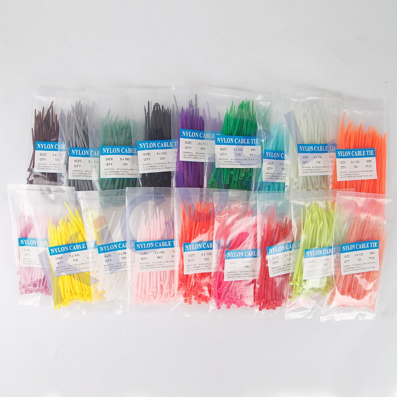 general Weather Resistant Nylon Cable Ties Self-Locking Packing Straps 3x100mm - Image 2