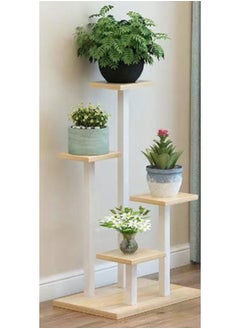 WinHolder Plant Stand Indoor, 4Tier Metal Flower Shelf Tiered Plant Stands for Outdoor, Flower Display Rack Holder Corner Flower Holders, Planter Organizer for Patio Garden Living Room Balcony  - Image 1