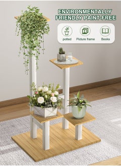 WinHolder Plant Stand Indoor, 4Tier Metal Flower Shelf Tiered Plant Stands for Outdoor, Flower Display Rack Holder Corner Flower Holders, Planter Organizer for Patio Garden Living Room Balcony  - Image 4