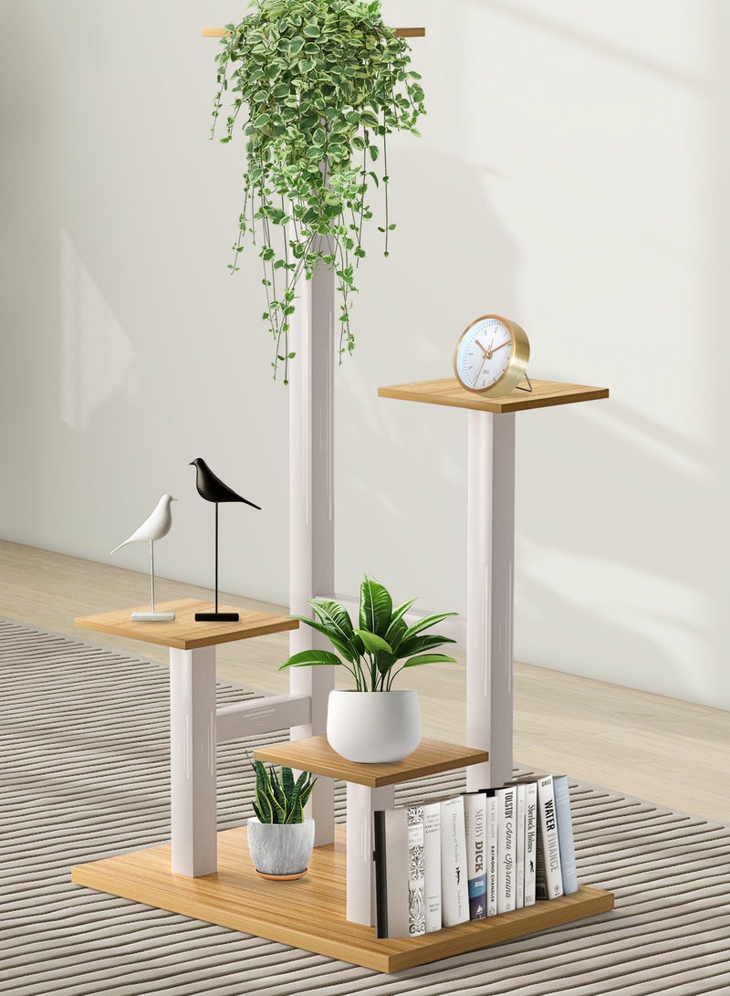WinHolder Plant Stand Indoor, 4Tier Metal Flower Shelf Tiered Plant Stands for Outdoor, Flower Display Rack Holder Corner Flower Holders, Planter Organizer for Patio Garden Living Room Balcony  - Image 5