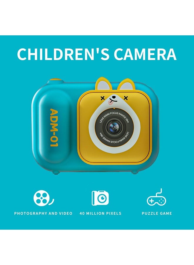 XiuWoo Kids Camera with Tripod, Birthday Gifts for Girls/Boys Age 3-9yr,Cute Portable Little Girls/Boys Gifts Kids Camera Toys for 3-12 Year Old Boys/Girls,Selfie Camera for Kids - Image 2