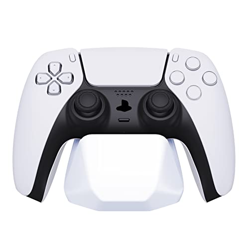 PlayVital Universal Controller Stand for Nintendo Switch 2 Pro Switch Pro Gamepad Stand for ps5 ps4 Controller Display Stand Holder forXbox Series XS Controller White - Image 1