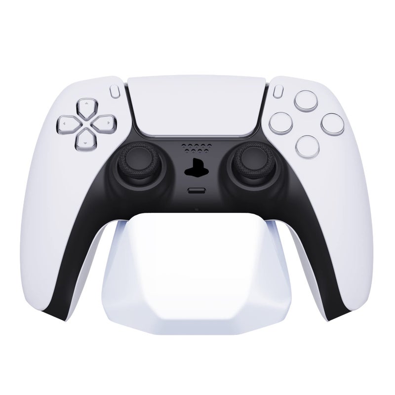 PlayVital Universal Controller Stand for Nintendo Switch 2 Pro Switch Pro Gamepad Stand for ps5 ps4 Controller Display Stand Holder forXbox Series XS Controller White - Image 2