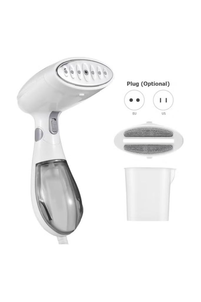 Denx Travel Steamer for Clothes 1500W Foldable Handheld Clothing Wrinkles Remover for Garments 120ml Detachable Water Tank 2-Second Fast Heat-up Portable Fabric Steamer with Brush and Measuring Cup - Image 1