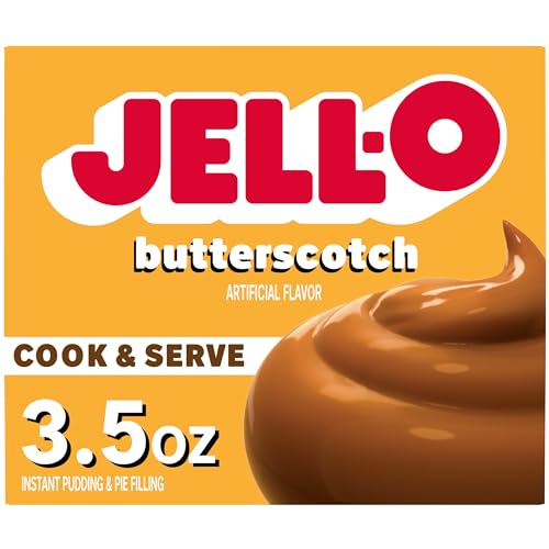 Jell-O Cook & Serve Butterscotch Pudding & Pie Filling Mix, 3.5 oz Box - Image 1