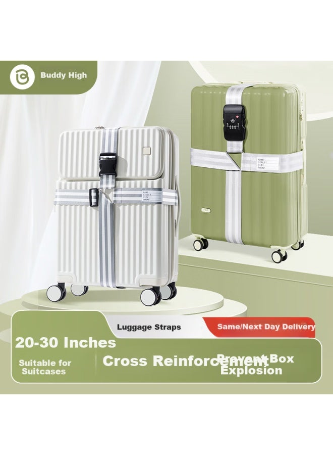 Buddy High Buddygo Luggage Straps Cross Packing Belts Travel Baggage Reinforcement Graduation Season Travel Box Fixing Suitcase -proof Straps - Image 3