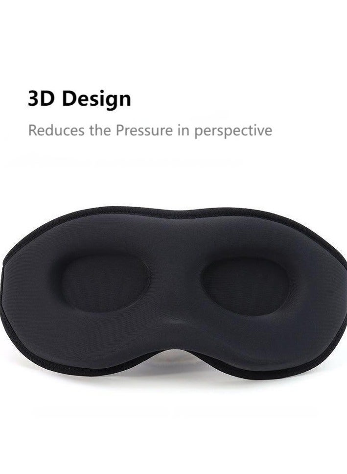 ORiTi Sleep Eye Mask for Men Women, 3D Contoured Cup Sleeping Mask & Blindfold, Concave Molded Night Sleep Mask, Block Out Light, Soft Comfort Eye Shade Cover for Travel Yoga Nap - Image 4