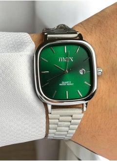Max Max Men's Stylish Watch - Classic Design with Luxury Green Color and Stylish Metal Band  - Image 1