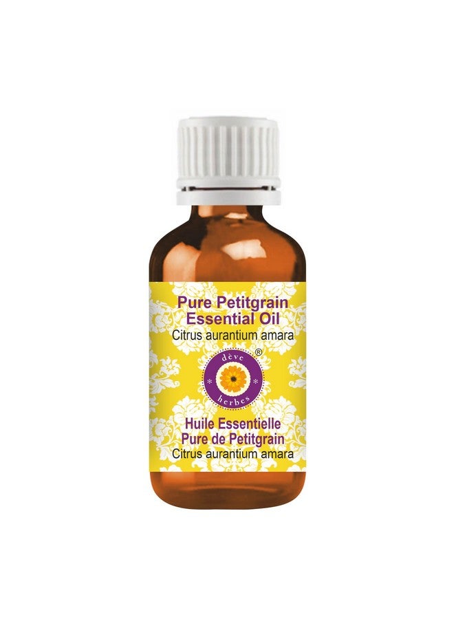 Deve Herbes Petitgrain Essential Oil (Citrus aurantium amara) Pure | Non-Sticky | Non-greasy | Lightweight | Men & Women | All Skin Types | Steam Distilled 5ml - Image 1