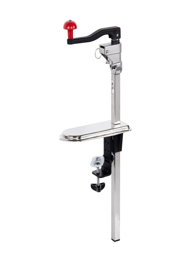 Rismanor Commercial Manual Can Opener Table Industrial Heavy Duty Can Opener with Plated Steel Base Adjustable Height Up to 13" Tall for Restaurant Kitchen Hotel Bar - Image 2