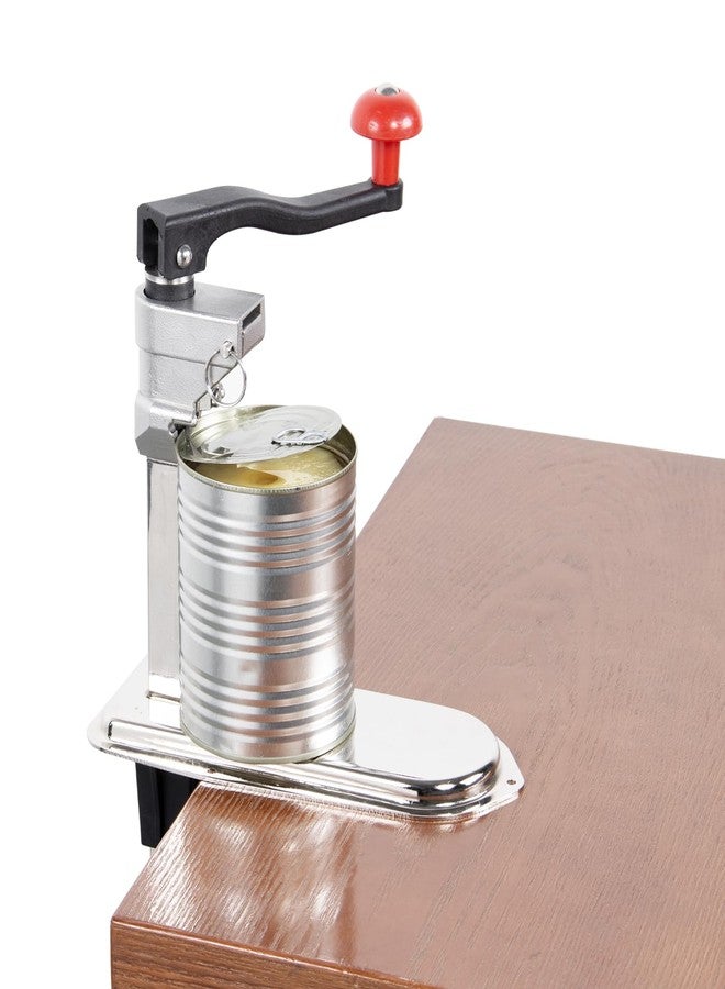 Rismanor Commercial Manual Can Opener Table Industrial Heavy Duty Can Opener with Plated Steel Base Adjustable Height Up to 13" Tall for Restaurant Kitchen Hotel Bar - Image 4