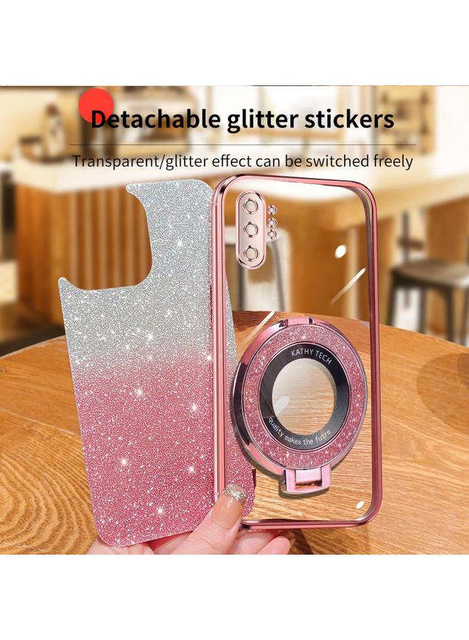 اس-توب جراب لهاتف Samsung Galaxy Note10+، جراب دائري لامع مطلي بالبولي يوريثان الحراري - Image 4