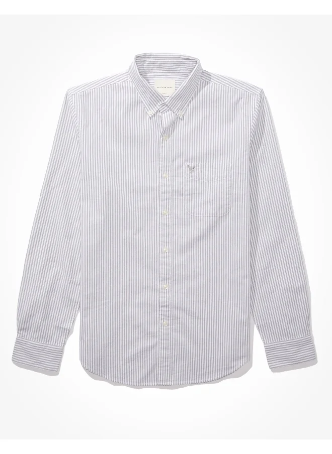 American Eagle Striped Slim Fit Shirt