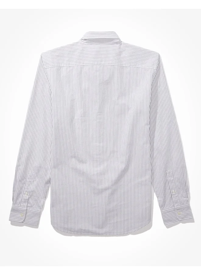 American Eagle Striped Slim Fit Shirt