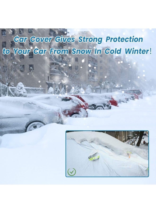 Car Cover, SUV Waterproof Car Covers for Automobiles All Weather Season UV Protection Snowproof Full Car Cover, Outdoor Full Cover Universal Fit SUV Up to 190’ - Image 5
