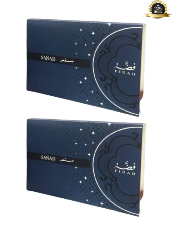فضة  2 قطع عطر فضة سناد و مونتانا - Image 1