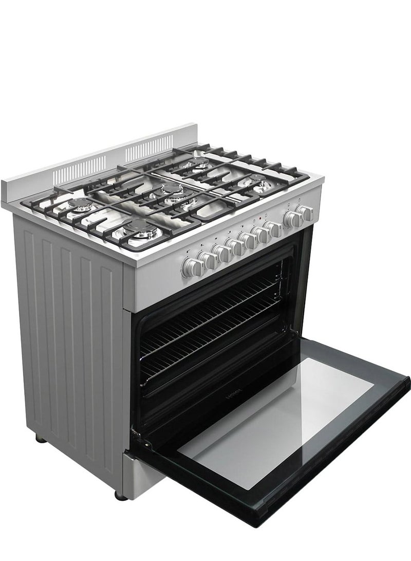 Haier 90x60cm Gas Cooker HCR9060PRO HCR9060PRO Silver - Image 3