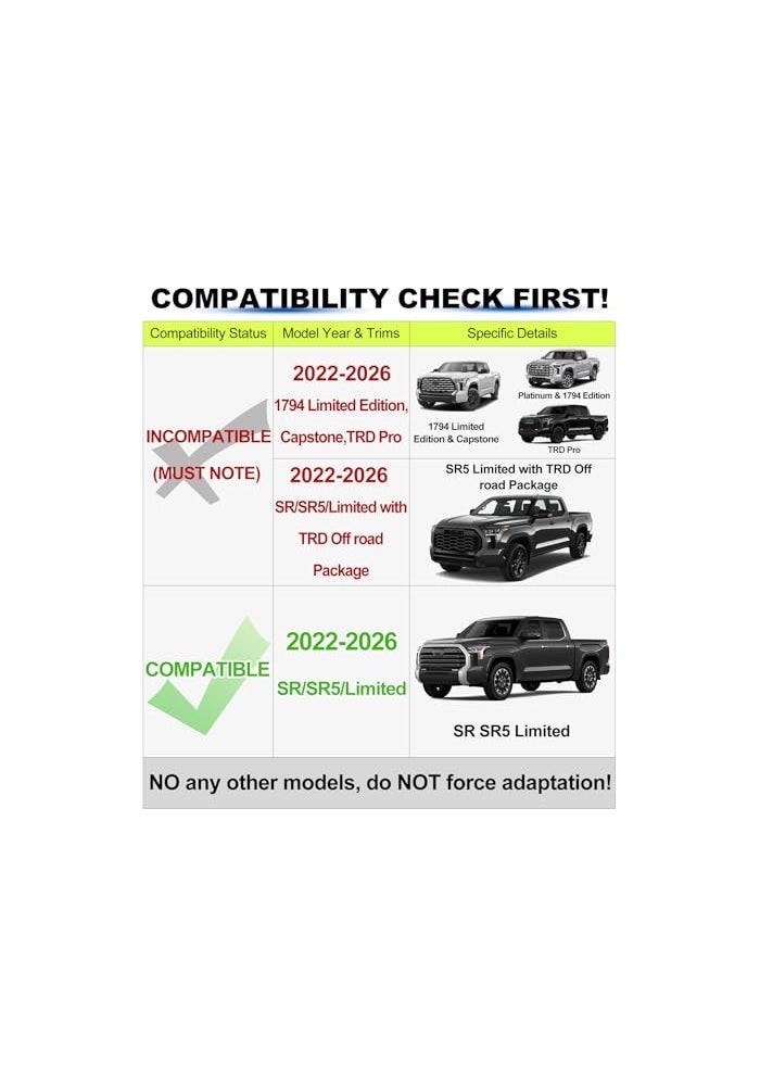 NEOXIST DirectSnap LED Grill Lights for 20222026 Toyota Tundra 3rd Gen Accessories Raptor Grille Light Bar Only Fits SRSR5Limited Amber - Image 3