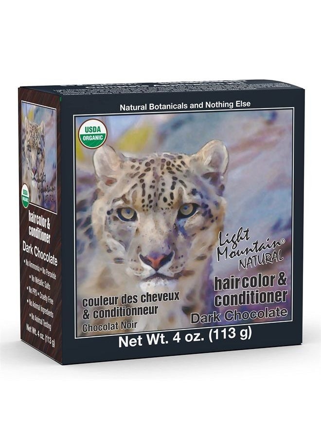 Light Mountain Hair Color Hair Color Dark Chocolate, 0.02 Pound  - Image 1