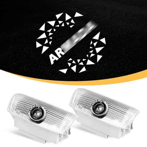 JCRNBU 2PCS Car Door Lights Logo for Armada 2017-2022, Puddle Lights LED Welcome Lights Accessories, Door Courtesy Light LED Ghost Shadow Lights - Image 1