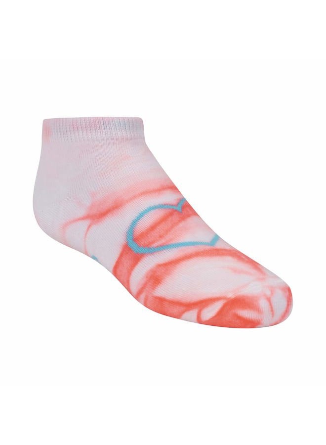 SKECHERS girls 6 Pack Low Cut Socks, Multi, 7-8.5 - Image 2