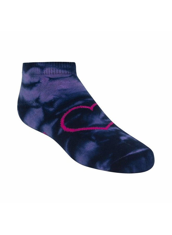 SKECHERS girls 6 Pack Low Cut Socks, Multi, 7-8.5 - Image 5