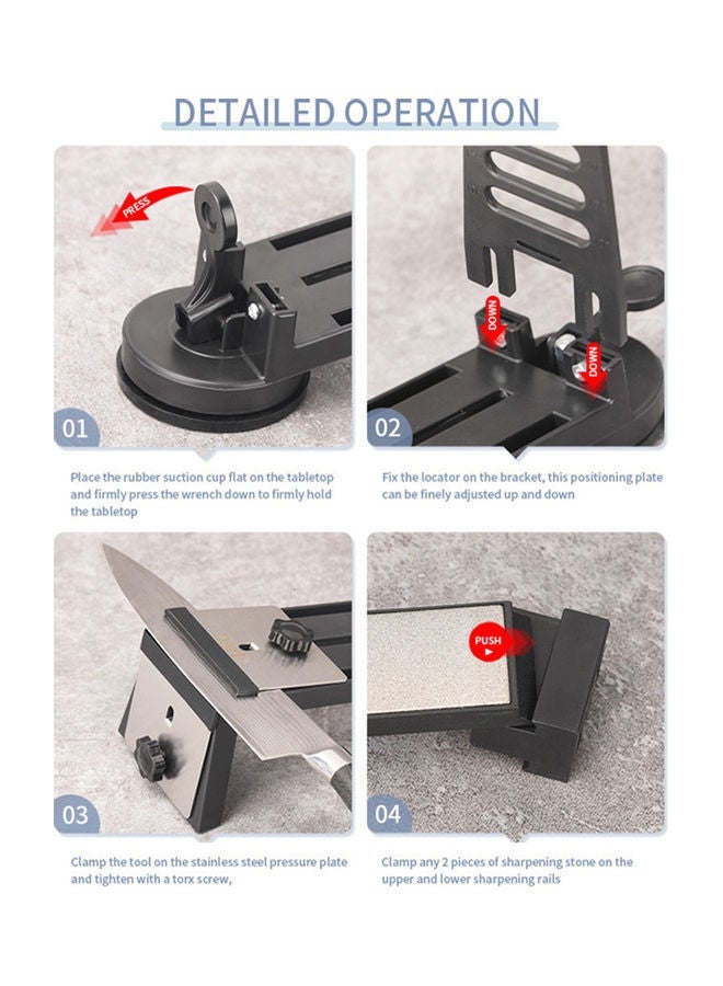 NIBEMINENT Fixed-Angle Knife Sharpening Machine Black - Image 5