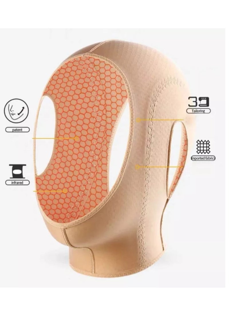 مشد الوجه طبي بعد عملية شفط اللغلوغ والذقن والرقبة - Image 4