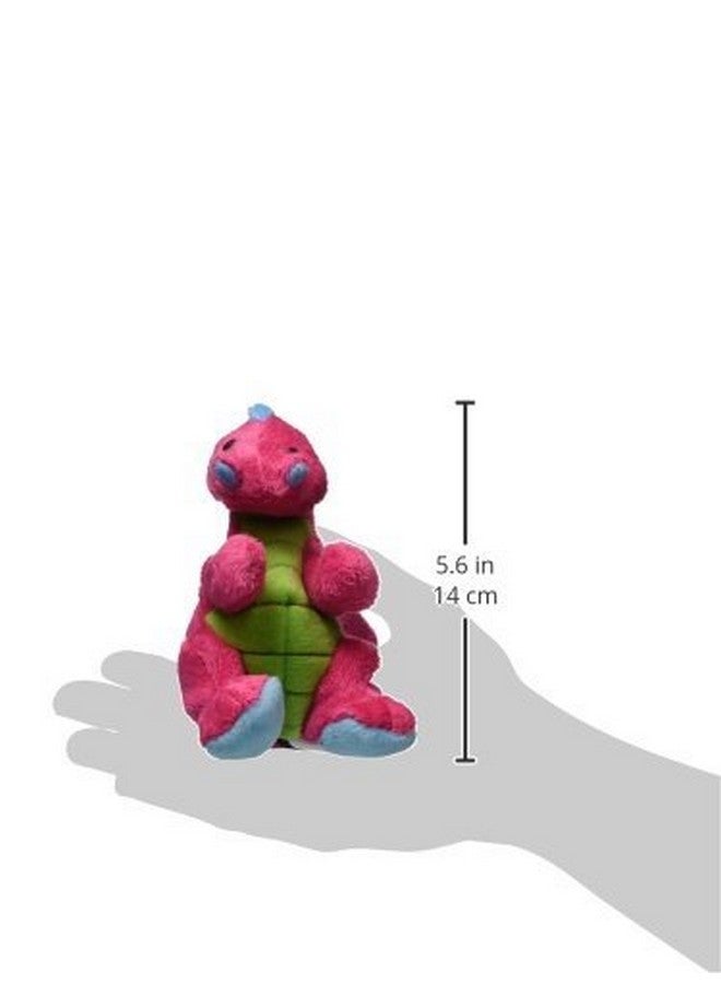 جو دوج لعبة الكلاب goDog Bubble Plush Dragons Squeaky Dog، بتقنية حماية المضغ - وردي، حجم صغير - Image 4