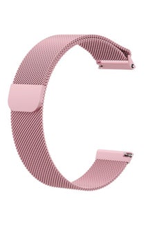 Replacement Strap For Fitbit Versa Milanese Watch Band, Size:L Rose Pink