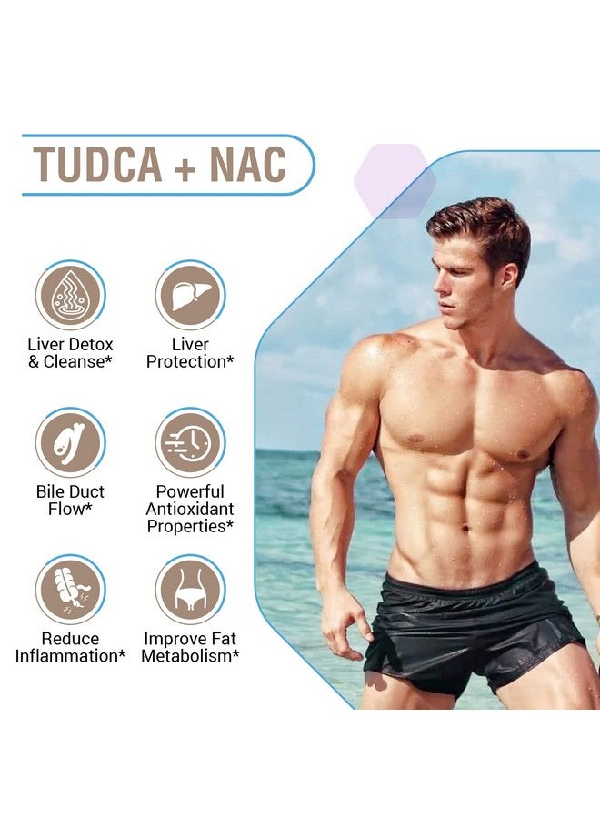 Zingicin TUDCA with NAC Supplement 1200mg - 60 Capsules,Powerful TUDCA Bile Salt Plus N-Acetyl-Cysteine,Antioxidant Supplements for Liver,Digestion - Image 5